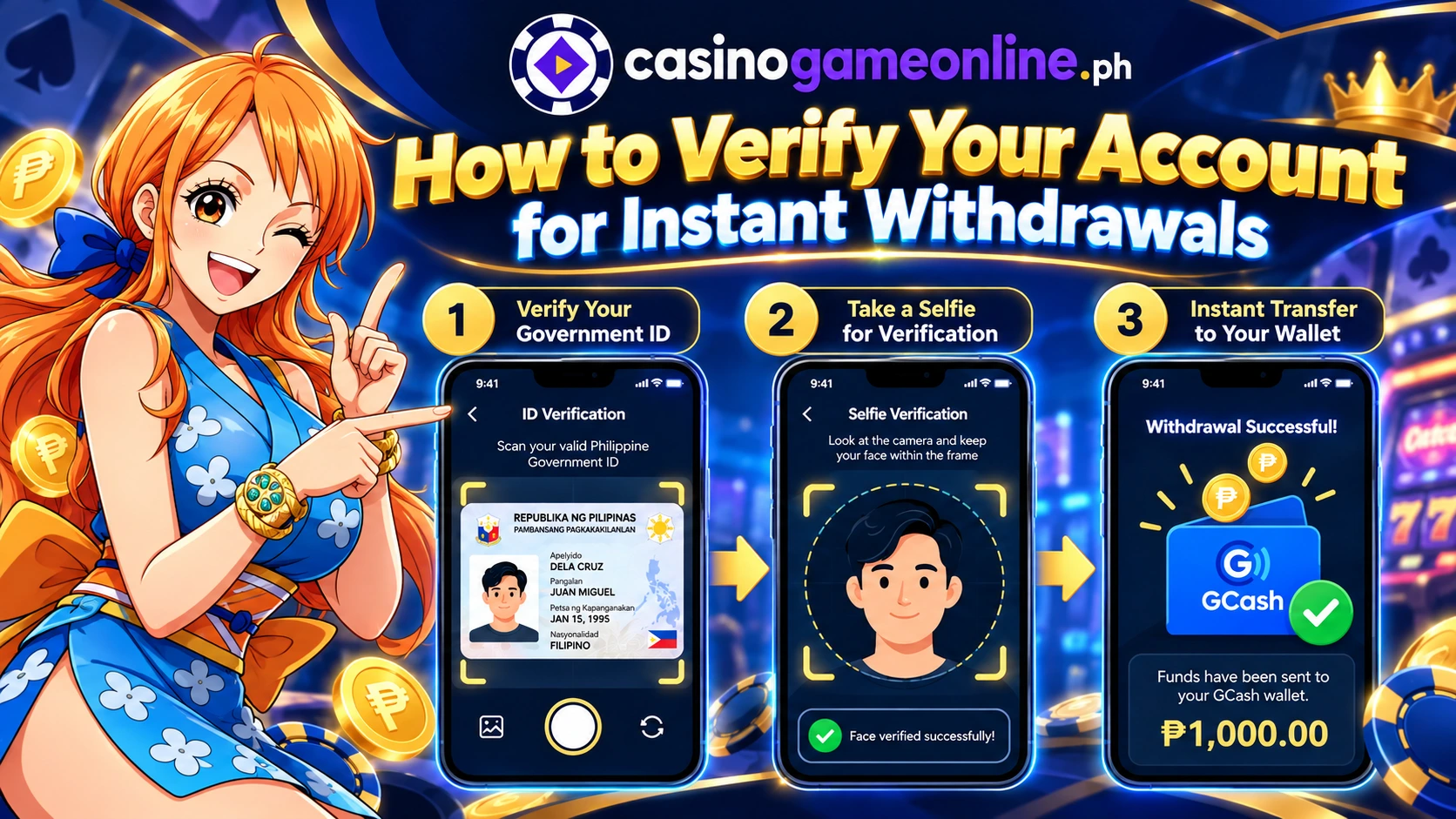 Account Verification for Instant Withdrawals on Scratch and Win Online Philippines