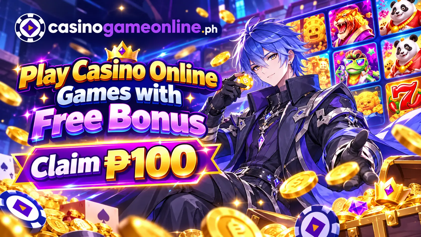 Play Casino Online Games with Free Bonus | Claim ₱100