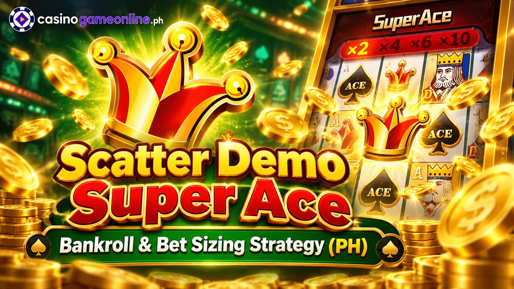 Scatter Demo Super Ace Bankroll & Bet Sizing Strategy (PH)